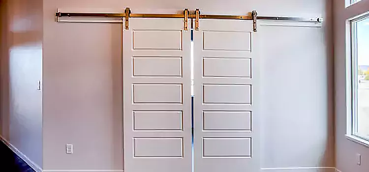Glass Barn Door with Installation Hardware Kit Corona