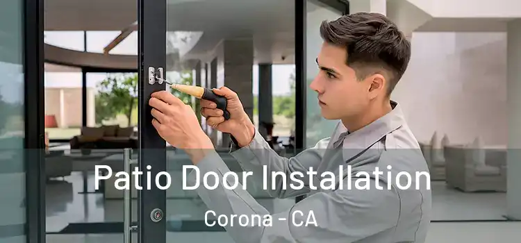 Patio Door Installation Corona - CA